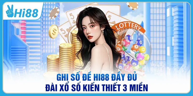 Ghi số đề HI88 đầy đủ đài Xổ số kiến thiết 3 miền