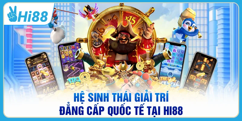 Hệ sinh thái giải trí đẳng cấp quốc tế tại HI88